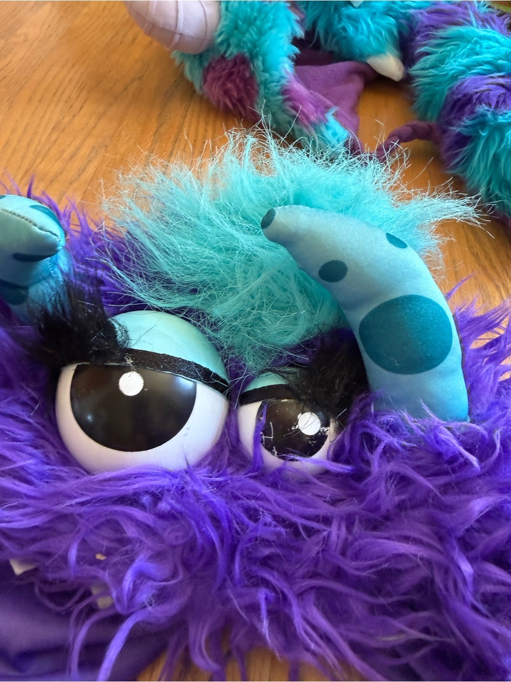 Adult Monster costume in Purple & Teal